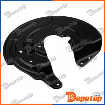 Déflecteur, disque de frein arrière droite pour CITROEN | HTO-CT-004, 420989